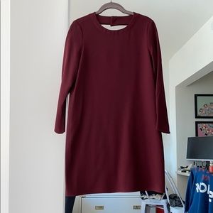 Moon Long Sleeved Shift Dress